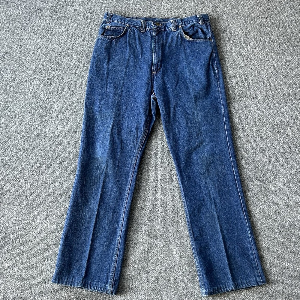 Five Brothers Jeans Mens 35 X 32 Dakota Boot Cut Blue Denim VTG USA Made‎ P15